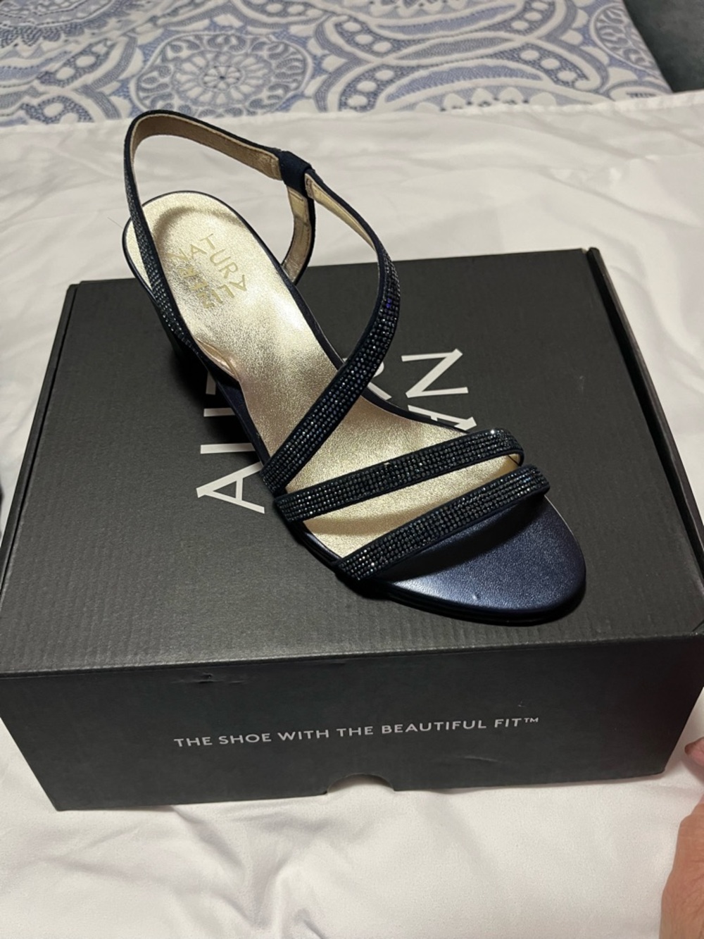 Neutralizers Navy Strappy Slingback Sandal